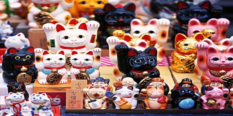 Neko may mắn có nguồn gốc từ Nhật Bản